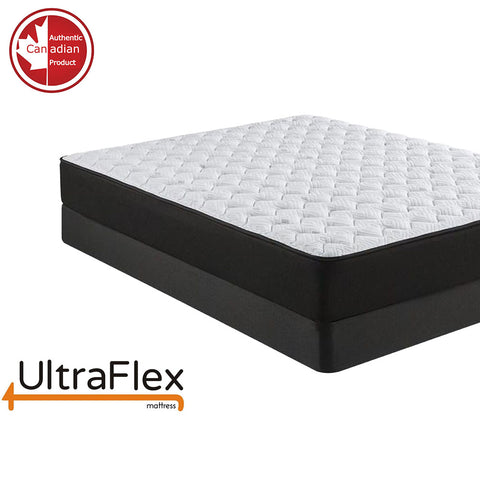 Image of UltraFlex PURITY- Orthopedic Spinal Care, Cool Gel Posture Support Mattress, Pressure Relief Foam Encased Quilting for Low Motion Transfer (Made in Canada)- With Waterproof Mattress Protector