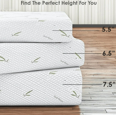 Image of UltraFlex SolidSleep- Canadian-Made FIRM Gel Infused Reversible Comfort With Pressure Relief, Cooling Technology, Bamboo Cover, CertiPUR-US® Certified Foam (Made in Canada)