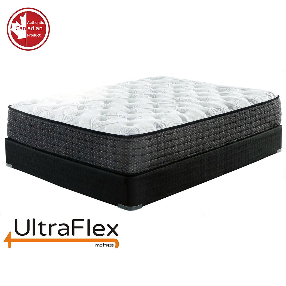 UltraFlex IMPERIAL- Hybrid Orthopedic Heavy Duty Pocket HDCoil Spring, Pressure Relieving for Multi Posture Support, Comfort Foam Encased, Eco-friendly Mattress (Made in Canada)
