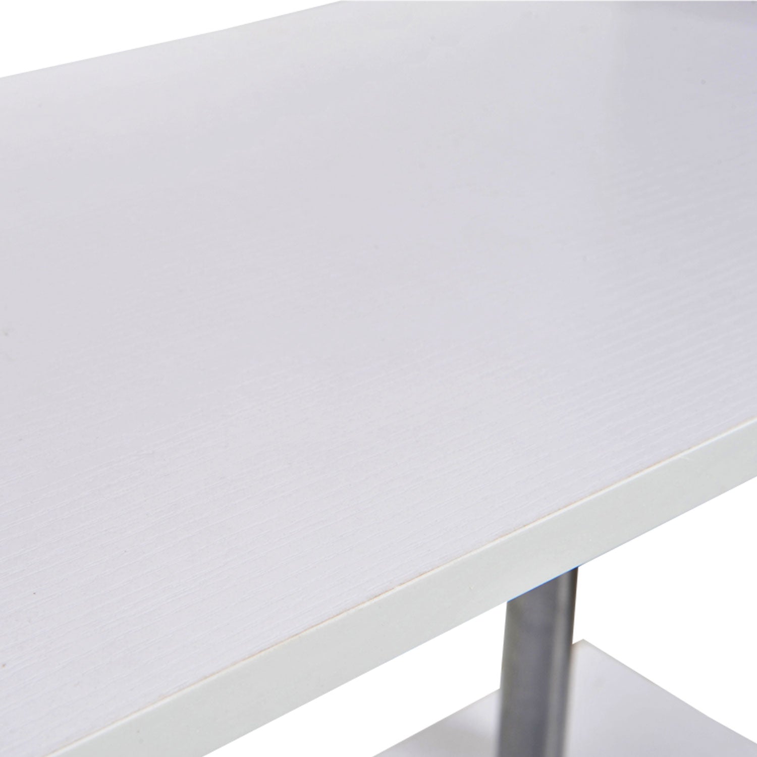 4-Tires Wooden Bookcase S Shape Storage Display Unit Home Organizer Room Divider