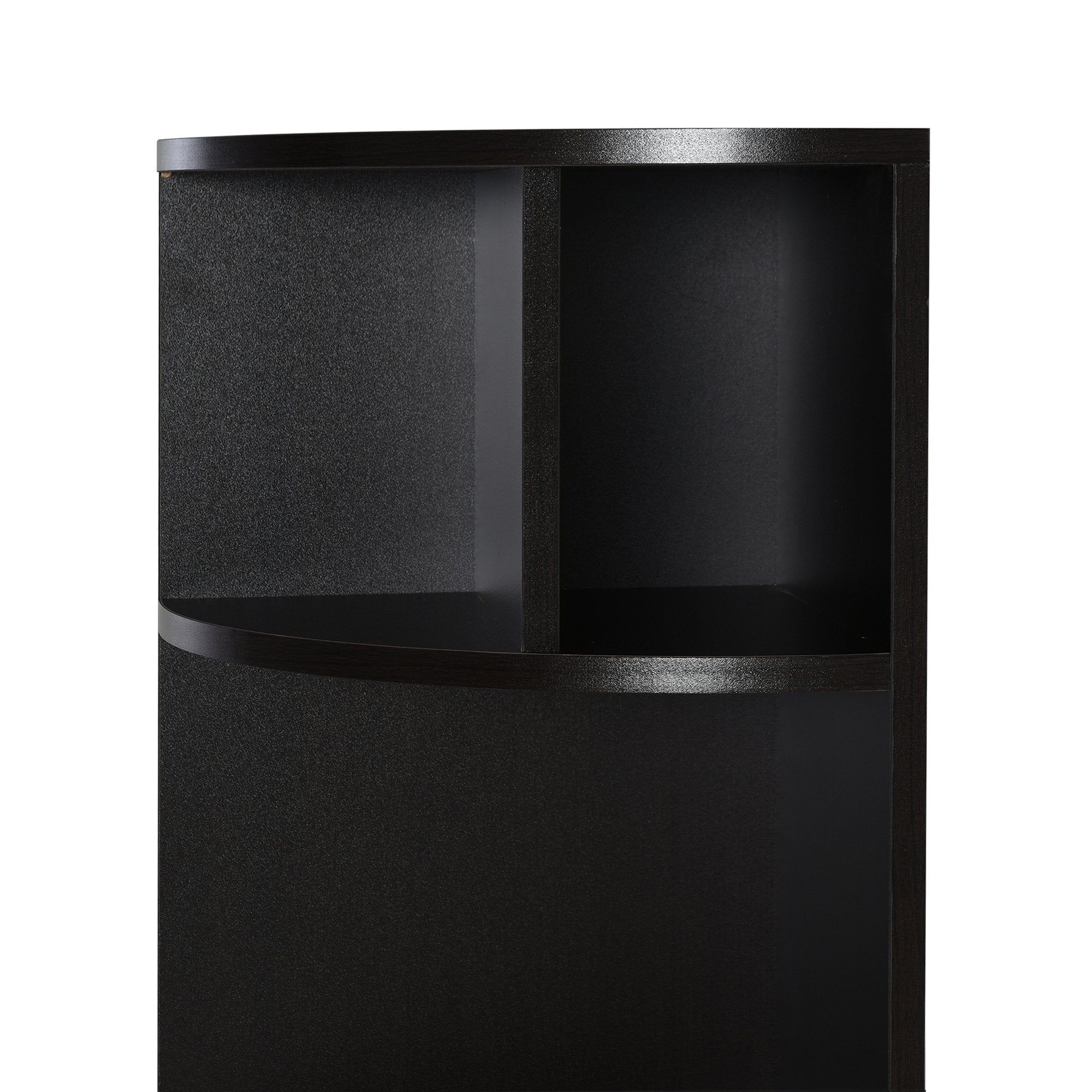 5-Tier Freestanding Bookcase Open Shelves for CDs Records Books Home Office