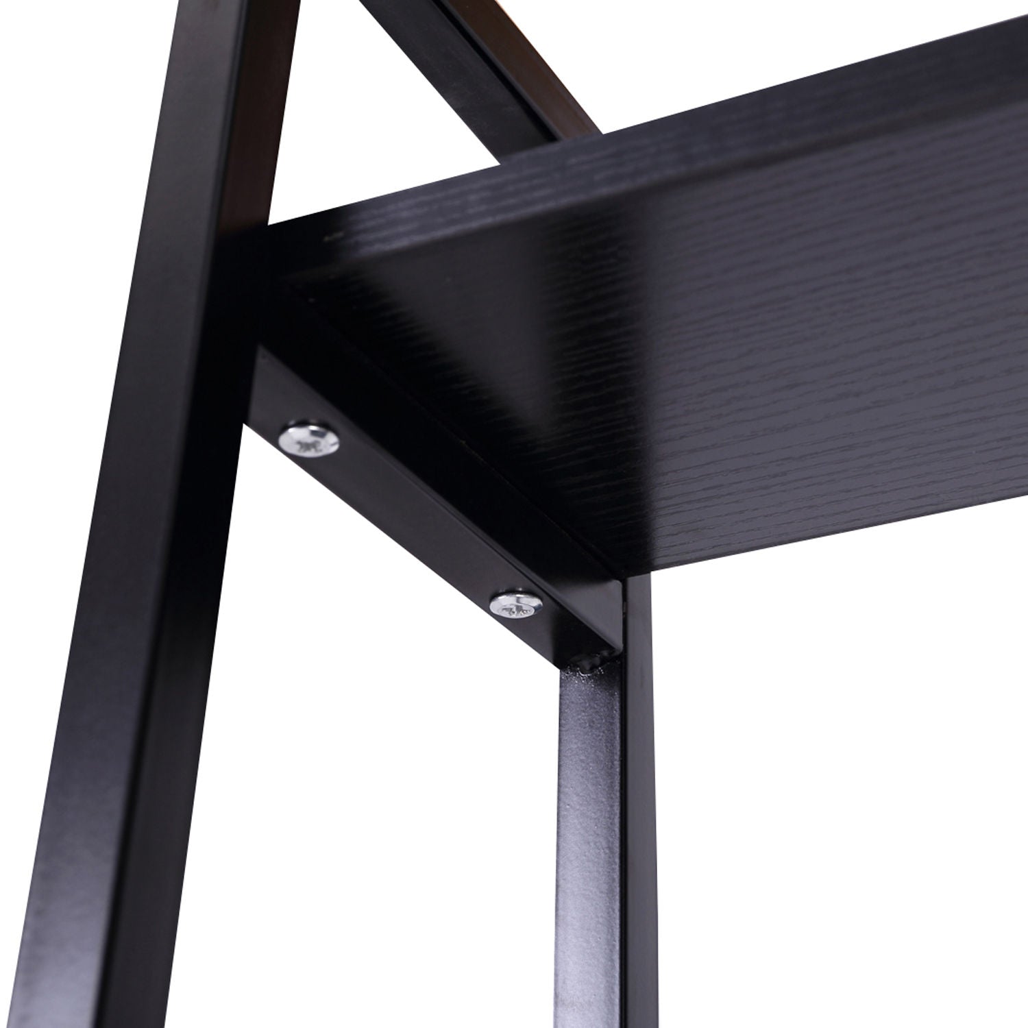 Wood Bookcase 5-Tier Wide Bookshelf Shelving Storage Furniture Home (Black)