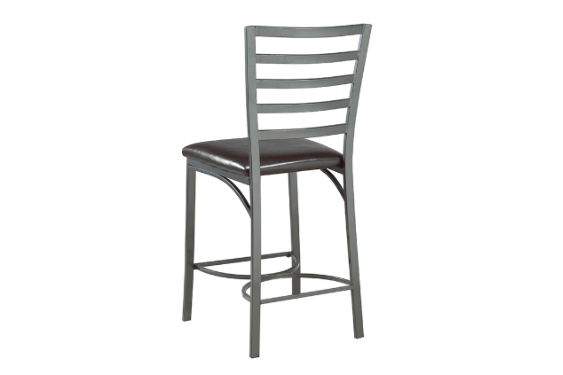 FURNITUREMATTRESSDIRECT-Pub Set with Chairs - 3 pc - Black | Grey E-PS103
