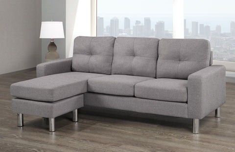 Image of SECTIONAL - LIGHT GREY