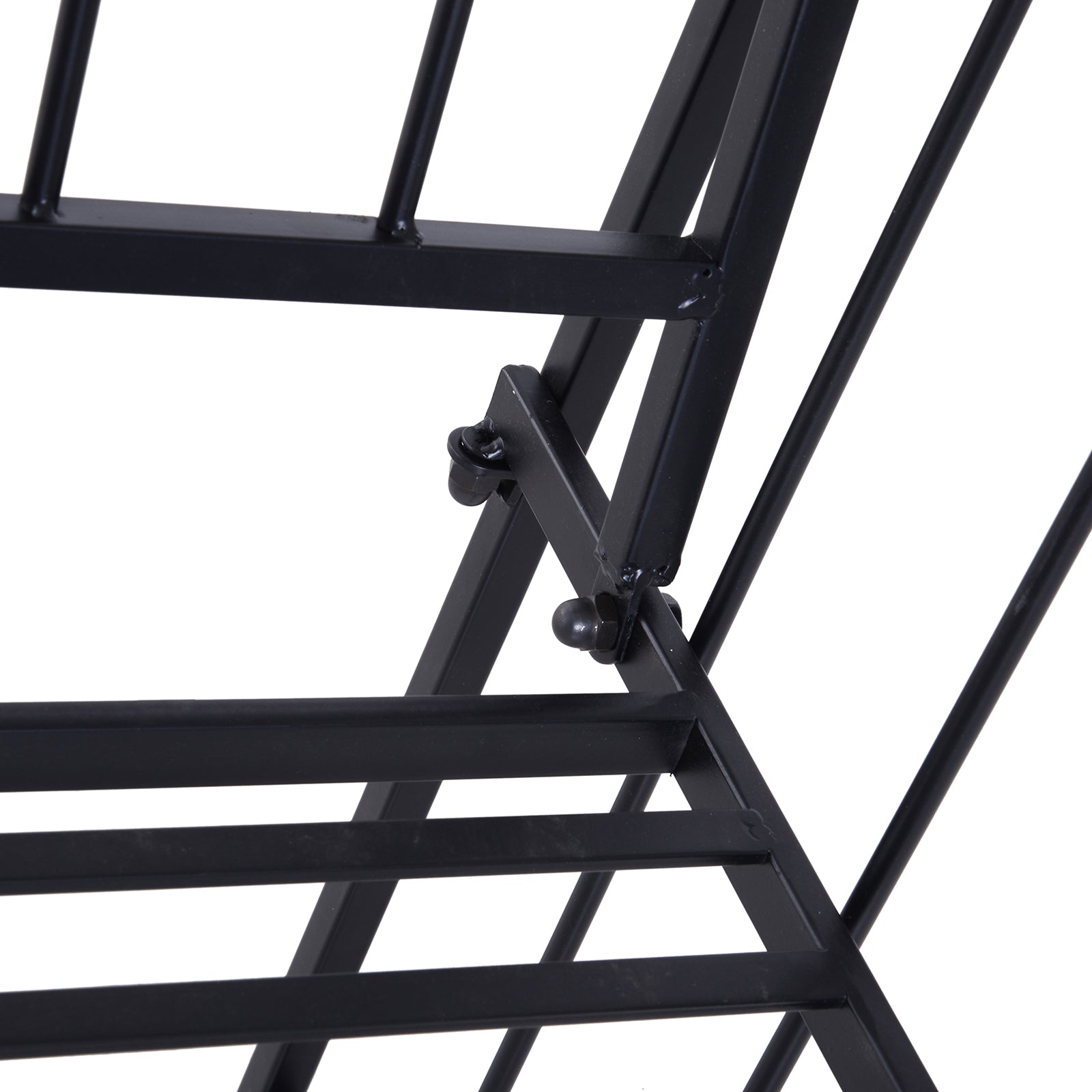 43" Garden Arbor Bench Trellis for Vines Climbing Plant Outdoor Decor Arch - Black