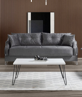 Meida 3 Piece Sofa Set in Grey ****SHIPPED TO GTA ONLY****