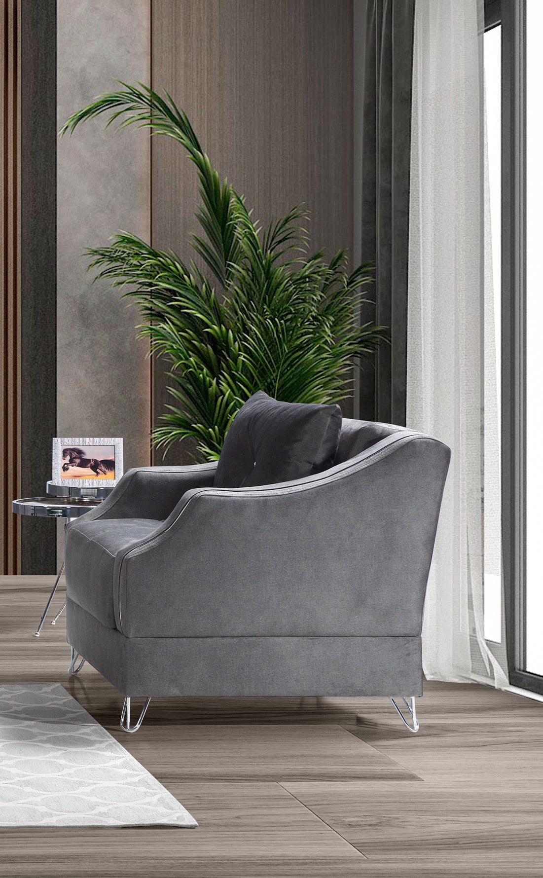 Meida 3 Piece Sofa Set in Grey ****SHIPPED TO GTA ONLY****