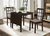 DINETTE ADJUSTABLE SET IN ESPRESSO