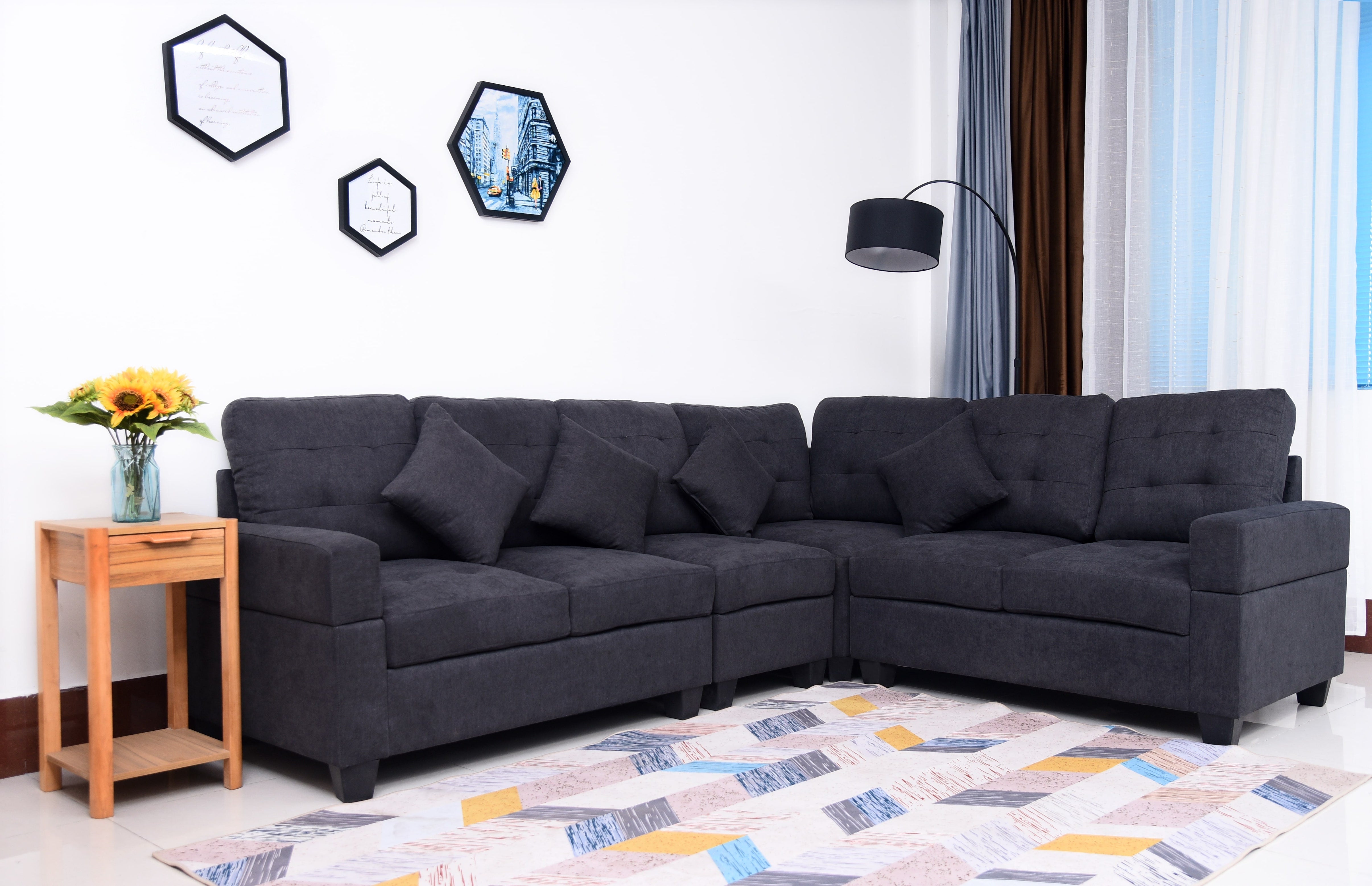 Black Ralph Sectional Set