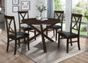 FURNITUREMATTRESSDIRECT-DINETTE SET WITH MODERN DESIGN IN ESPRESSO H-KS125