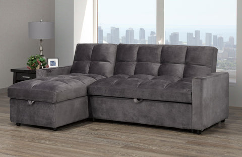 Image of CHELSEA SECTIONAL SET GREY
