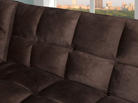 CHELSEA SECTIONAL SET BROWN