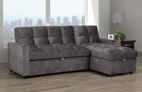 Image of CHELSEA SECTIONAL SET GREY
