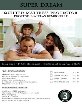 Super Dream- Quilted Mattress Protector