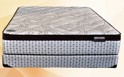Image of FurnitureMattressDirec- Pocket Coil Euro Top Mattress Amenity (Foam Encased)