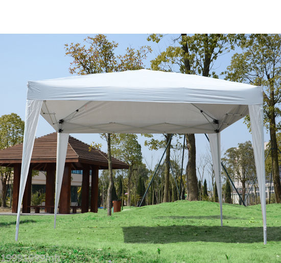 10x10FT Pop-up Canopy Folding Tent Gazebo Party Wedding Tent White
