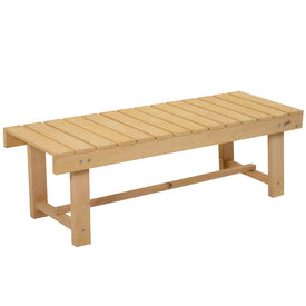 3.6' Outdoor Garden Bench Patio Loveseat