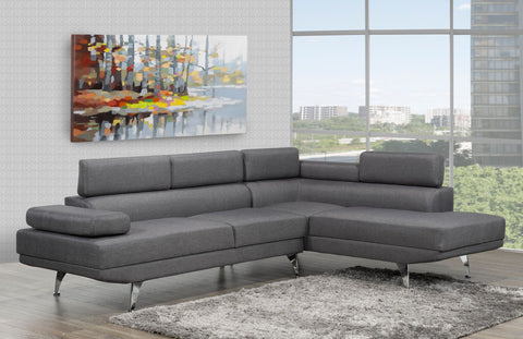 Image of BRAVIA SECTIONAL - GREY