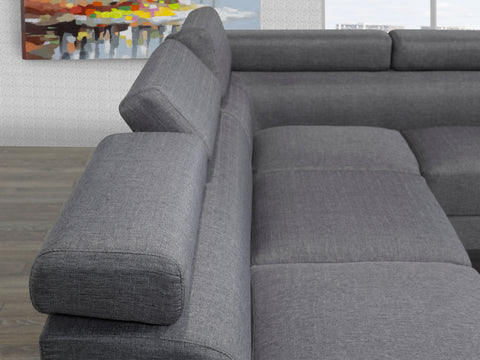 Image of BRAVIA SECTIONAL - GREY