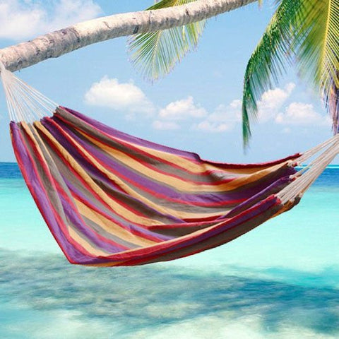 Image of 79"x40" Hammock Bed Swing Chair Lounge Garden Camping Hiking