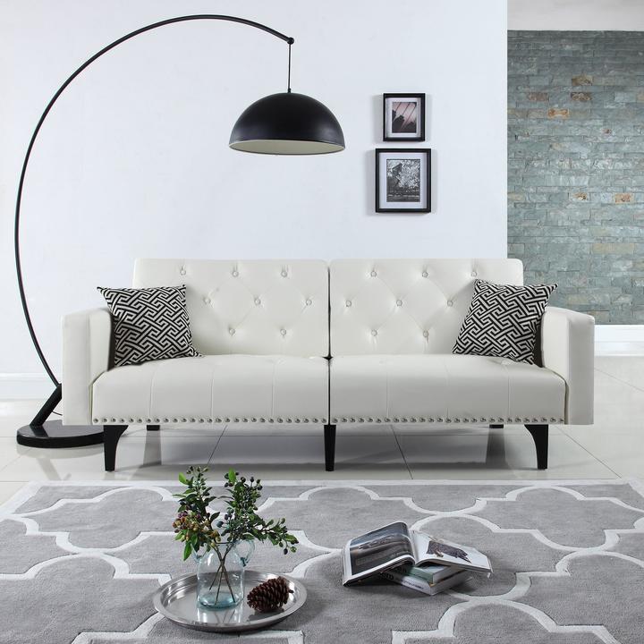 WHITE KLICK KLACK SOFA BED