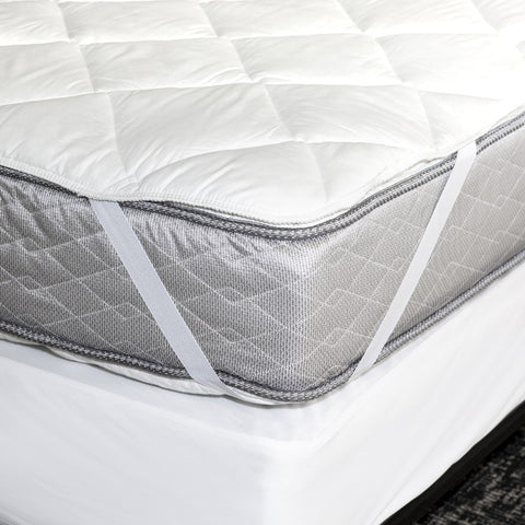 Premium Quilted Mattress Pad- Anchor Band