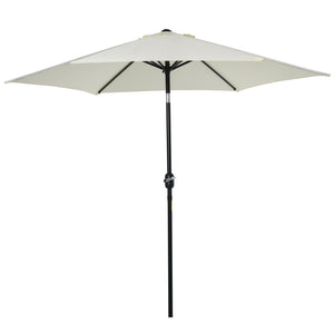 9' Patio Umbrella with Crank Handle Tilt Canopy Market Sunshade
