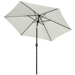 9' Patio Umbrella with Crank Handle Tilt Canopy Market Sunshade