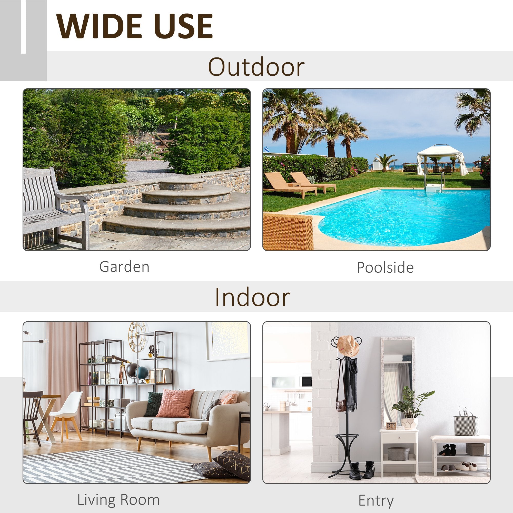 Folding Side Table Portable Outdoor Square Table Quick-Fold All Wood Structure for Beach Camping Picnics Natural Wood Color