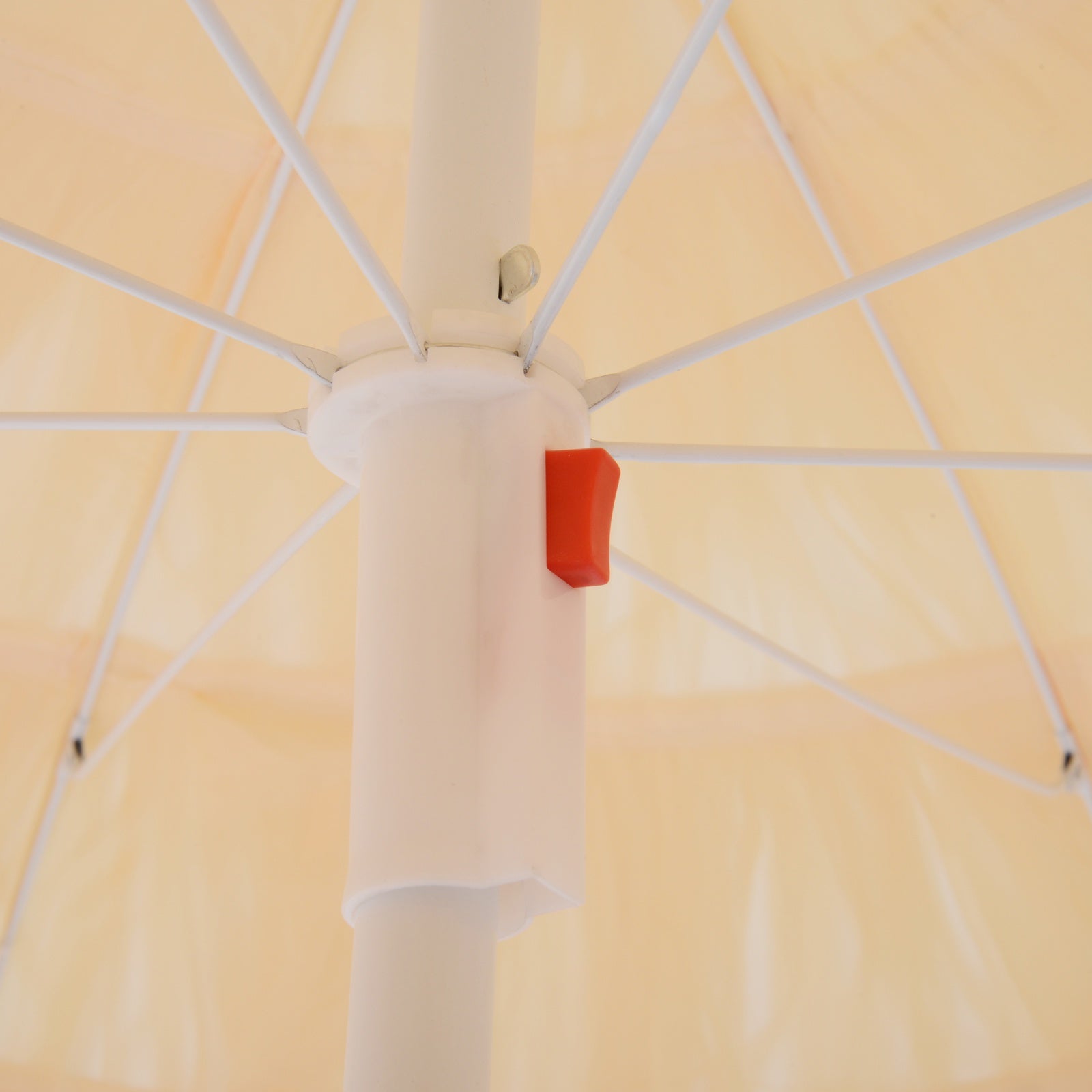 Tiki Beach Outdoor Umbrella - Adjustable and Lightweight - wheat colour