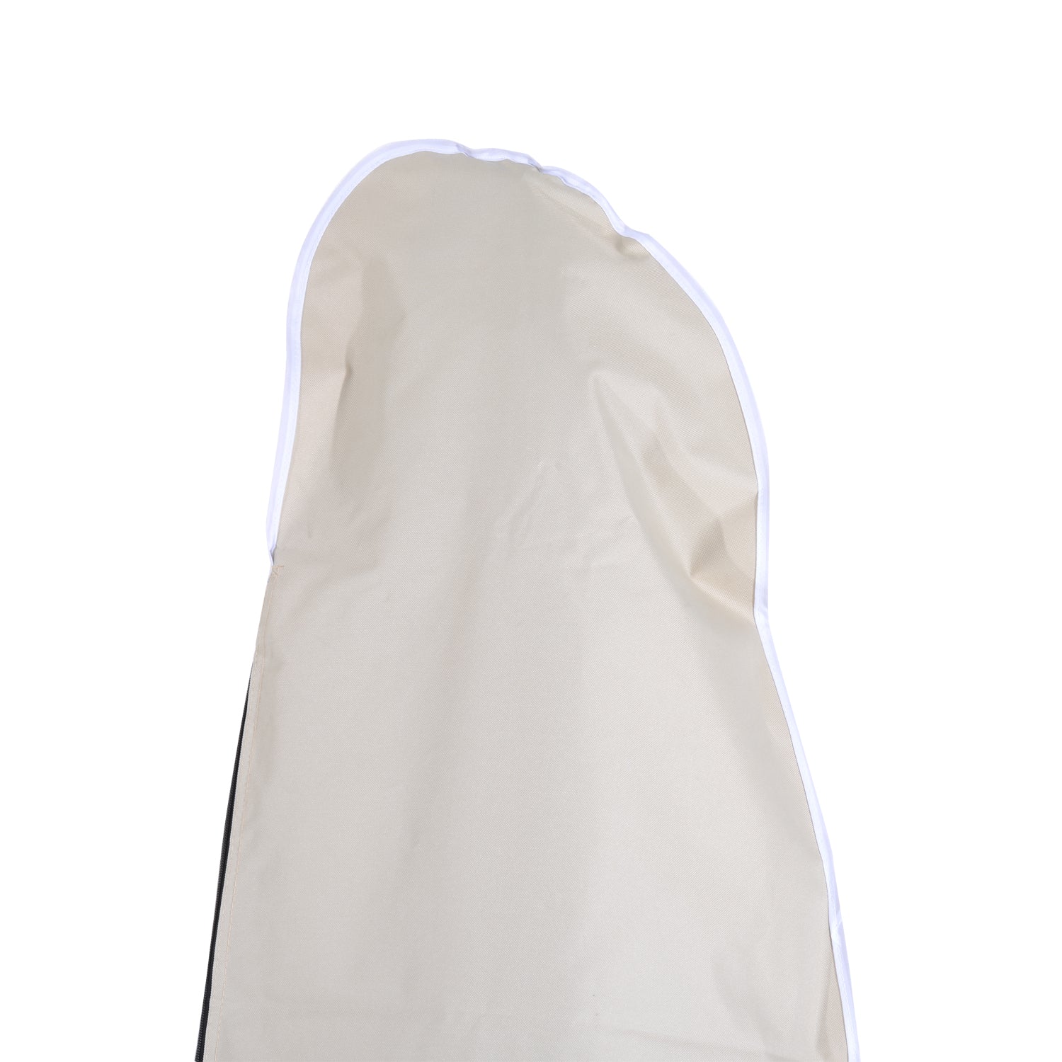 86.6-Inch Outdoor Offset Umbrella Cover Patio Furniture Protector Beige and Coffee