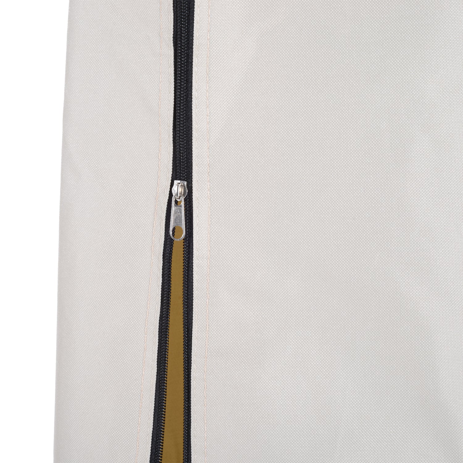 86.6-Inch Outdoor Offset Umbrella Cover Patio Furniture Protector Beige and Coffee