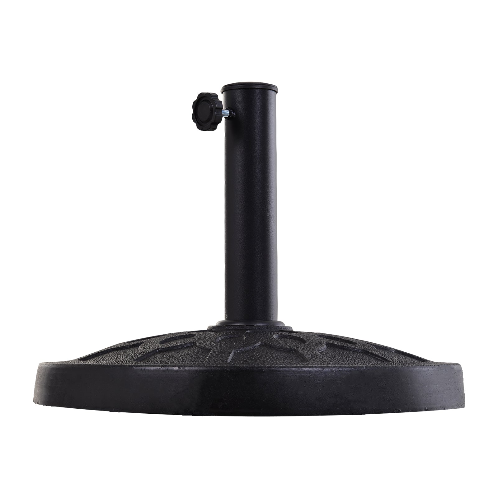 Patio Umbrella Stand Base Parasol Base Square Coated Pole Patio Garden Outdoor