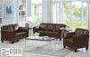 FurnitureMattressDirect- 3-Piece Sofa Set - (Brown) Sleek Design