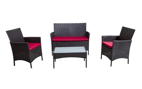 Image of FurnitureMattressDirect- Outdoor Seating Set - 4 pc1