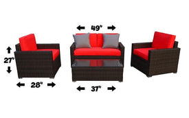 Outdoor Seating Set - 4 Pc Ii