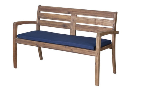 Image of FurnitureMattressDirect- Solid Wood Outdoor Set with Centre Table (Natural & Beige)01