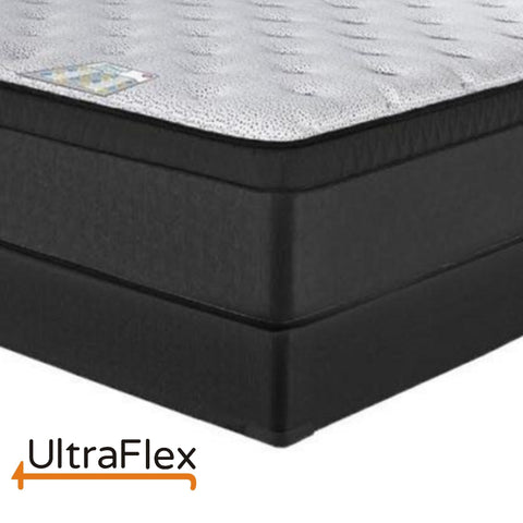 Image of Ultraflex Pocket Coil Euro Top Mattress Set with Boxspring  ****Shipped to GTA ONLY****