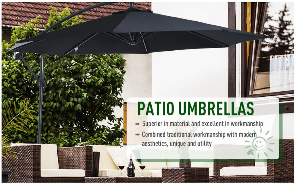 10' Deluxe Patio Umbrella Outdoor Market Parasol Banana Hanging Offset – FurnitureMattressDirect ⁽ᴰᵉᵃˡˢ⁾ - Furniture Deals 10' Deluxe Patio Umbrella Outdoor Market Parasol Banana Hanging Offset – FurnitureMattressDirect ⁽ᴰᵉᵃˡˢ⁾ - Furniture Deals