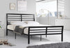 FurnitureMattressDirect-Platform Bed with Metal Frame - Black A67
