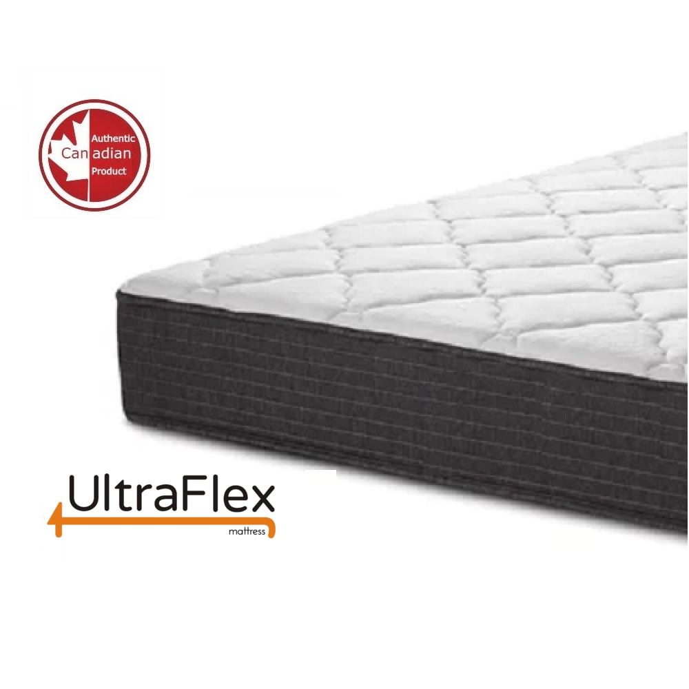 Ultraflex INSPIRE - Orthopedic Luxury Gel Memory Foam, Optimal Comfort, Breathable, Eco-friendly Mattress (Made in Canada)