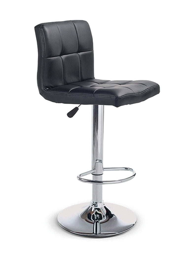FURNITUREMATTRESSDIRECT-BAR STOOL ADJUSTABLE WITH SWIVEL IN BLACK D-BS119