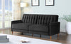Velvet Sofa Bed- Black ***Shipped to the GTA Area Only***