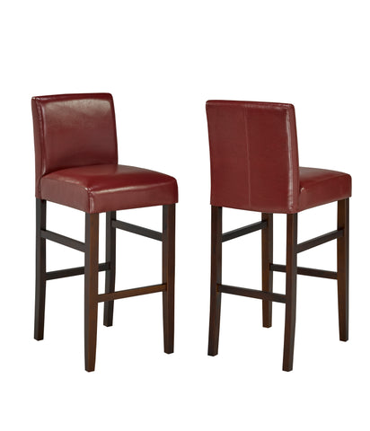 BARSTOOL, SET OF 2 - RED