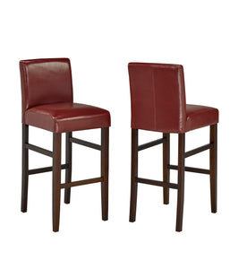 BARSTOOL, SET OF 2 - RED