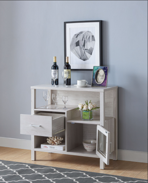 STORAGE CABINET - WHITE OAK