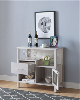 STORAGE CABINET - WHITE OAK