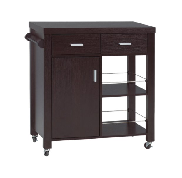 KITCHEN CART - DARK CHERRY