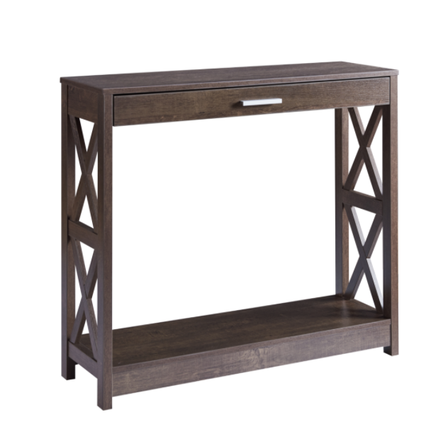 Console Table-Walnut Oak