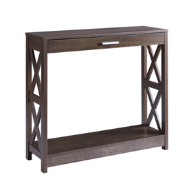 Console Table-Walnut Oak
